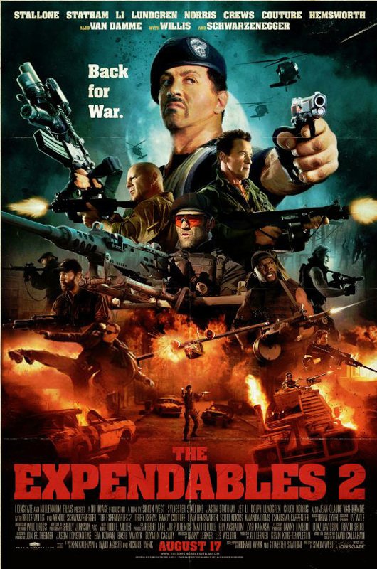 Poster for The Expendables 2