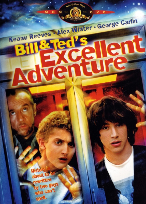 Poster for Bill & Ted's Excellent Adventure