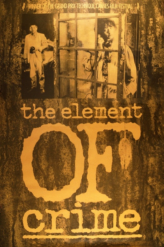 Poster for The Element of Crime